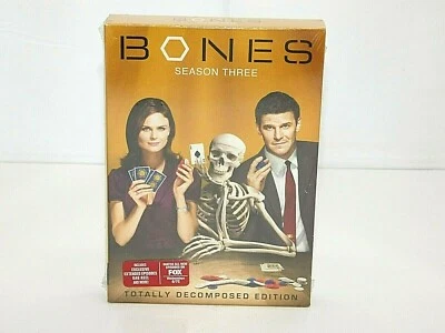Bones The Complete Third Season 3 DVD Drama TV Show Widescreen Brand New Sealed - Image 1 of 4