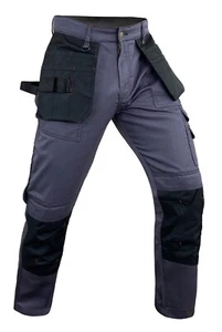 Pantalones de trabajo de carga para hombre Notus tácticos utilitarios ropa de trabajo pesada bolsillos - Imagen 1 de 26