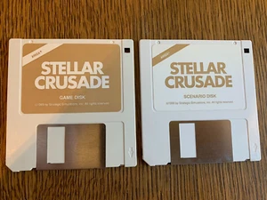 STELLAR CRUSADE GAME AMIGA COMPUTER 3.5" INCH FLOPPY(S) TESTED NEAR MINT - Picture 1 of 2