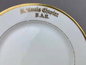 6 Wittelsbach St. Louis Chapter of DAR Vintage Salad Plates - Picture 1 of 6