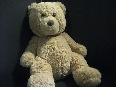 Oso de peluche Aeropostale 17,5" suave mullido bronceado oso de peluche tierno Foto 1 de 4