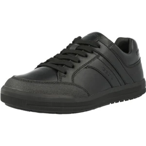 Geox Arzach Black Boys' Trainers Breathable Comfortable School Sneakers - Picture 1 of 7