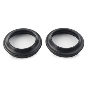 Motorcycle Front Fork Damper Shock Absorber Fork Dust Seals 2Pcs 39X52 MM Black - Picture 1 of 4