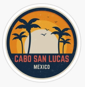 Cabo San Lucas Mexico Sunset Vinyl Sticker Decal For Water Bottle Laptop Car - Picture 1 of 1