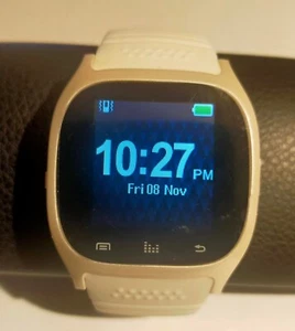 Kids/Adult White M26 Bluetooth TLDs Smart Watch Digital or Analogue - Working - Picture 1 of 11