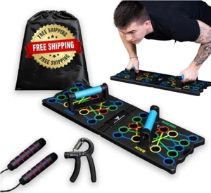 Tabla de flexiones, barra de flexiones plegable multifunción portátil 32 en 1. - Imagen 1 de 7