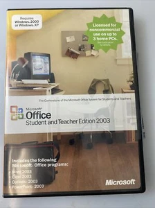 Microsoft Office Excel 2003 w/ Key, Genuine Free Shipping! - Picture 1 of 11