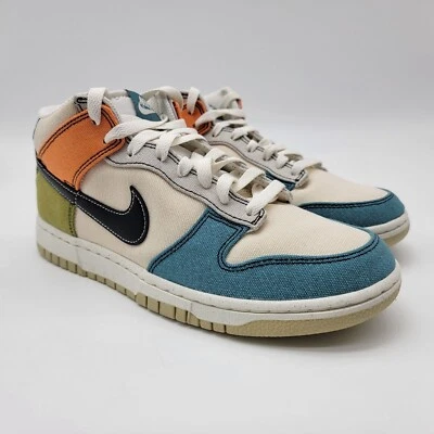 Nike Dunk Mid Mens Sz 8.5 Multi Color Shoes Sneakers DV0830-100 - Image 1 of 4