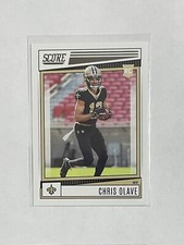Chris Olave 2022 Panini Score RC Rookie card #378 New Orleans Saints