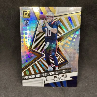 Mac Jones 2021 DONRUSS "ROOKIE REVOLUTION" RC #REV-MJO NEW ENGLAND PATRIOTS! - Image 1 of 2
