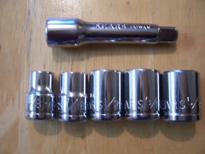 Sears Juego de 3/8" 6 PT Enchufes (3/8" a 5/8") - Imagen 1 de 3