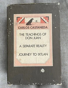 Carlos Castaneda DON JUAN Touchstone Box Set Of 3 Paperback Books ANTHROPOLOGY - Picture 1 of 16