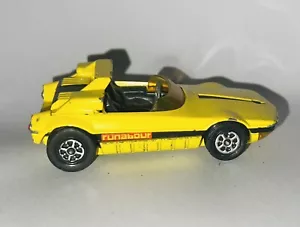 Vintage Corgi Toys Whizzwheels Bertone Runabout Barchetta 386 Car Yellow Used - Picture 1 of 9
