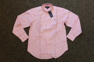 New Ralph Lauren Boys Button Down Shirt / Oxford - Size 16 - PINK - Picture 1 of 2