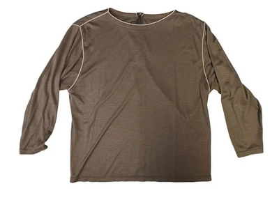 Blusa marrón vintage para mujer Louis Feraud D40 usada en excelente estado Foto 1 de 4