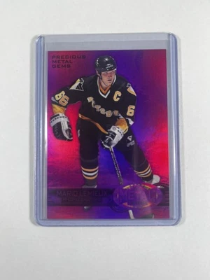 2024 2025 Upper Deck Employee Excl PMG Purple Mario Lemieux Precious Metal Gems - Image 1 of 2