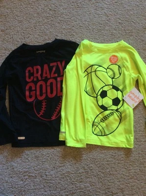 Lote de 2 camisetas Jumping Beans niños talla 5T manga larga Foto 1 de 3