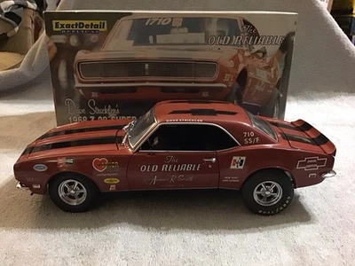 Lane Collectables DAVE SRICKLER 1968 Z-28 CAMARO 1/18 Exact Detail #/3996 NEW - Image 1 of 4