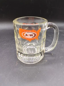 A & W Mug Collectible Heavy Glass Root Beer USA Map Logo - Picture 1 of 1