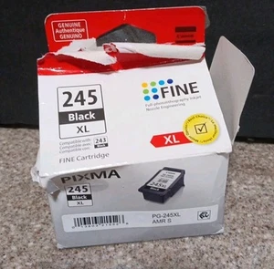 PG-245XL Black Ink Cartridge for Canon PIXMA MG2522 TS3120 TS3122 TR4520 TR4522 - Photo 1/3