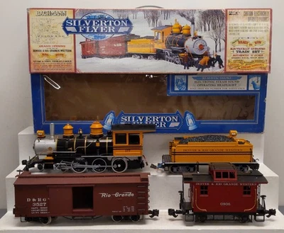 Bachmann 90025 G Gauge D&RGW Silverton Flyer Steam Train Set EX/Box - Image 1 of 4