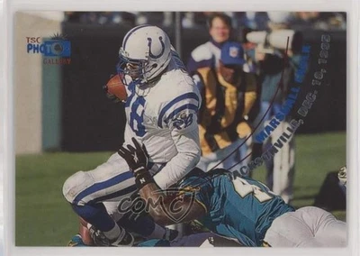 1996 Topps Stadium Club Photo Gallery Marshall Faulk #PG8 HOF - Image 1 of 2