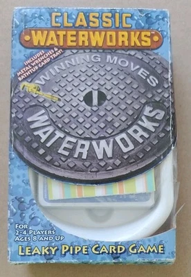 Clásico Juego de Cartas Waterworks Leaky Pipe, Completo (Juegos Winning Moves, 2005) Foto 1 de 4