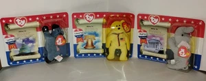 McDonald's Ty Beanie Babies American Trio 2000 conjunto completo de 3 en paquete - Imagen 1 de 8