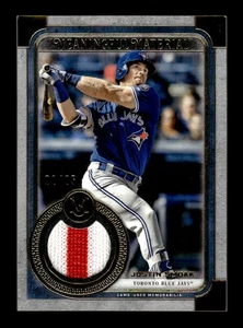 2019 Topps Museum Collection Justin Smoak Meaningful Material Relics Gold /25 - Picture 1 of 2