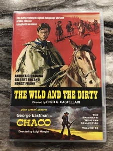 The Wild And The Dirty & Chaco Wild East DVD Spaghetti Like New Gilbert Roland - Picture 1 of 7