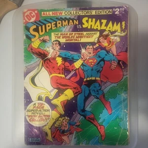 Shazam Vs Superman C-58 Collectors Edition Treasury 2nd Black Adam 1978 DC - Bild 1 von 8