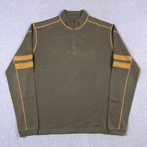 Kuhl Sweater Mens XXL Quarter Zip Thumb Hole Merino Wool Pullover Mock - Picture 1 of 8