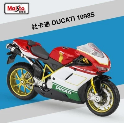 Maisto 1:18 Ducati 1098S Motorcycle Bike Model New in Box - Image 1 of 4