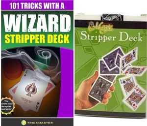 Royal Magic Stripper Deck plus 101 Magic Tricks with a Stripper Deck Book - Picture 1 of 6