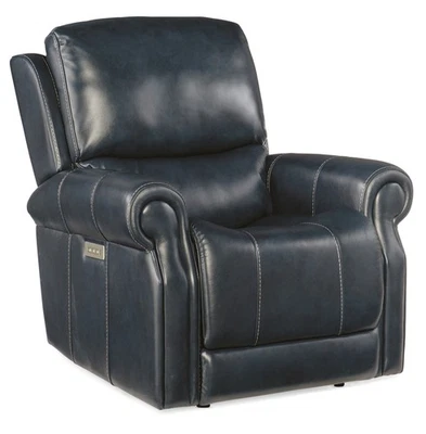 Hooker Furniture RC602-PHZL-POWER-RECLINABLE Eisley 39"W Cuero - Sorrento Night Foto 1 de 4