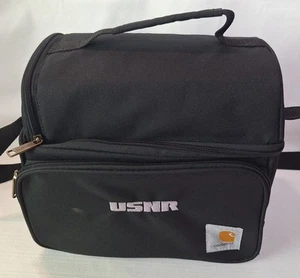 Carhartt Deluxe Triple Compartment Insulated Lunch COOLER BAG (BLACK) - Picture 1 of 14