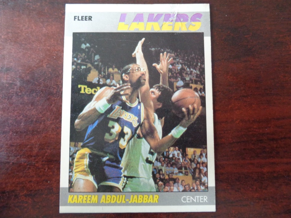 1987-88 Fleer Kareem Abdul-Jabbar #1 *LOW GRADE* Condition-LAKERS - Image 1 of 1