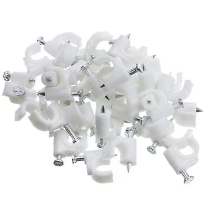 Cable Clamps Nail Clamps Kabel-Schellen With Nail 4-18mm Amount Selectable - Picture 1 of 24