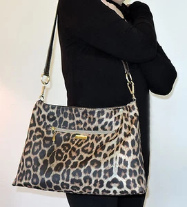 PLINIO VISONA Italy Reversible Designer Leather Shoulder Bag Tote Handbag NWOT - Picture 1 of 12