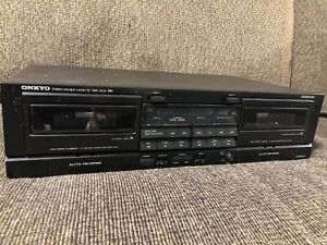 Vintage Onkyo Model Ta-Rw200 Double Cassette Deck Read Description