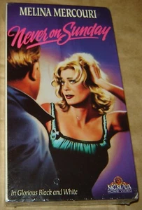 Never on Sunday (VHS, 2000, Vintage Classics),NEW & SEALED, MELINA MERCOURI,FUN! - Picture 1 of 2