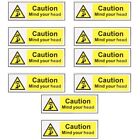 10 Stck „Watch Your “-Schilder, Warnschilder, Vorsichtsaufkleber „Watch