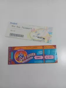 disney land one day pass 1996 e biglietto regalo regalo (libro 5 #29) - Foto 1 di 1
