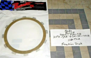 DISCO EMBRAGUE HONDA CR480R 22201-KA4-712 BARNETT HPK-39A 1 CANTIDAD ENVÍO GRATUITO - Imagen 1 de 1