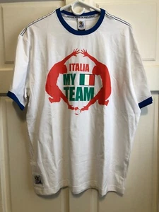 NEW ITALY FIFA WORLD CUP SOUTH AFRICA 2010 TEE T-SHIRT OFFICIALLY LICENSED LARGE - Picture 1 of 6