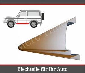Mercedes W460 W461 W463 3-T G-Klasse Kurz Schweller Reparaturblech Unten Links - Bild 1 von 5