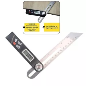 T Bevel Digital Protractor Gauge Stainless Steel Angle Finder Woodworking - Picture 1 of 7