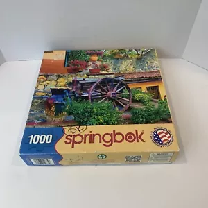 Springbok "Colorful Courtyard" 1000 Piece Puzzle Tested/complete - Picture 1 of 2