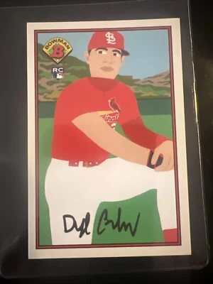 2021 Topps 1989 Bowman X Keith Shore - #07 Dylan Carlson (RC) - Image 1 of 3