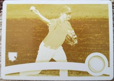 ALEX WHITE 2011 Topps Update Rookie PRINTING PLATE SP #1/1 of 1 Colorado Rockies - Image 1 of 2